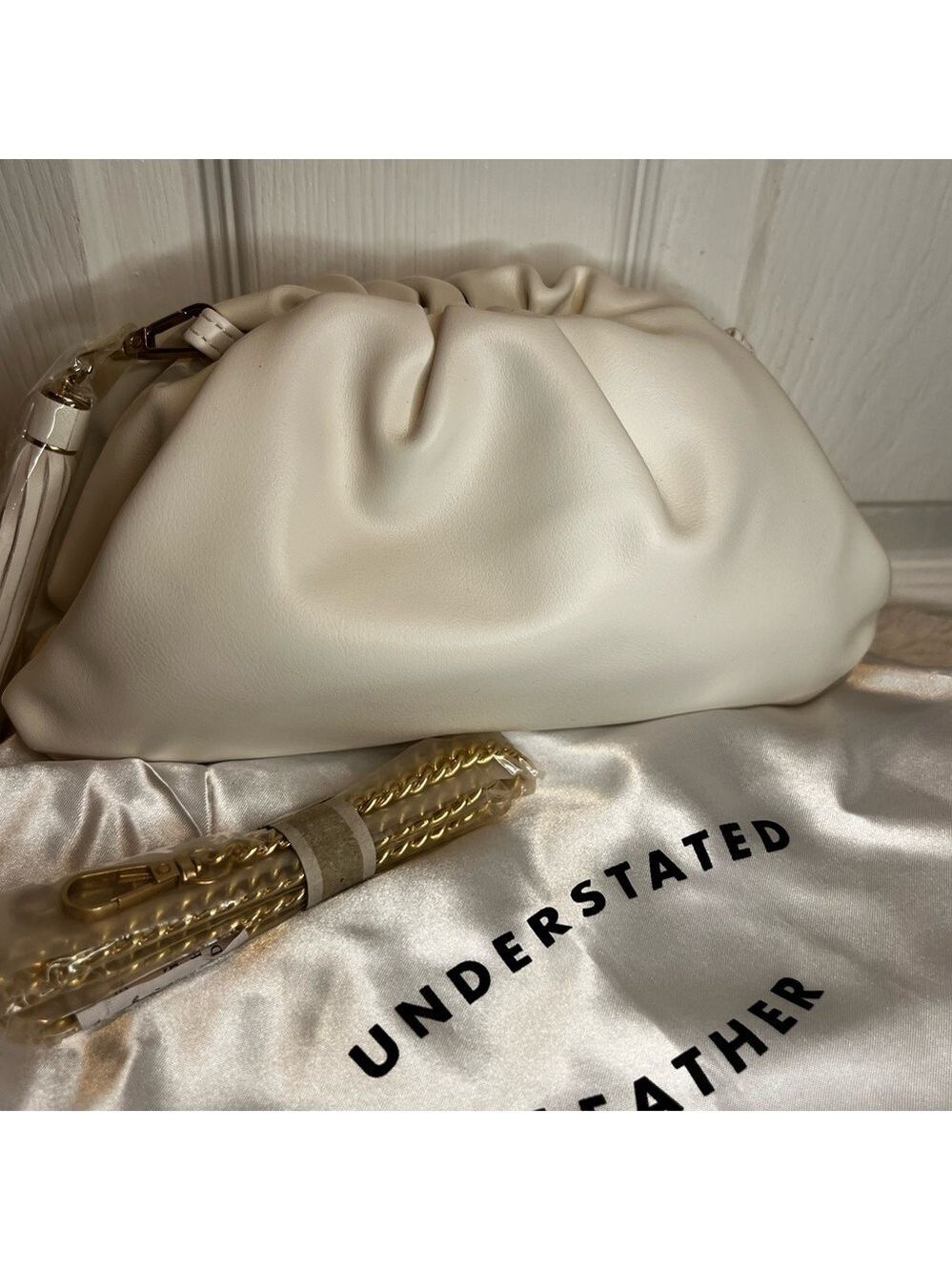 UNDERSTATED LEATHER CLUTCH CROSSBODY VEGAN LEATHER - Picture 5 of 12